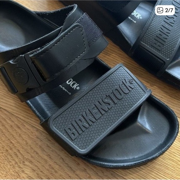 Rick Owen’s x Birkenstock Rotterdam Regular Wide Men\'s Black Slide Sandals Sz 47 main image 6